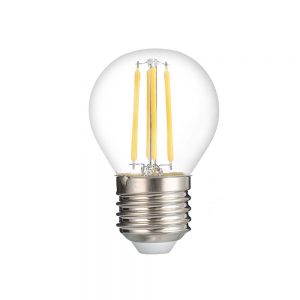 LED BULB E27 G45 4W 320LM 175-265V 2700K CLEAR GLASS DIMMABLE