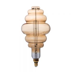 LED BULB BD200 8W 810LM 1800K AC220-240V E27 GOLDEN GLASS DIMMABLE