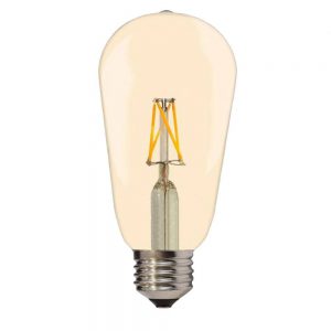 LED CETLE ST64 4W 400LM 2700K E27 175-265V GOLDEN GLASS