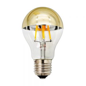 LED BULB A60 4W 400LM 2700K E27 175-265V HALF GOLDEN GLASS