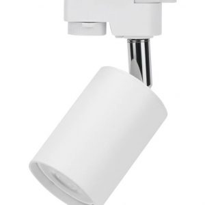 TRACKLIGHT FIXTURE ALUMINIUM WHITE GU10-SOCKET IP20 MAX-35W