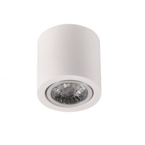 CEILING LAMP SURFACE ROUND GYPSUM GU10-SOCKET MAX-10W