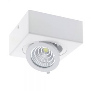 12W LED COB SURFACE DOWNLIGHT SQUARE ADJUSTABLE 6000K