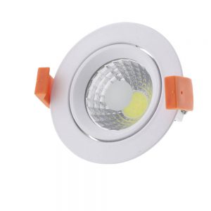 8W LED COB DOWNLIGHT ROUND ROTATABLE 6000K