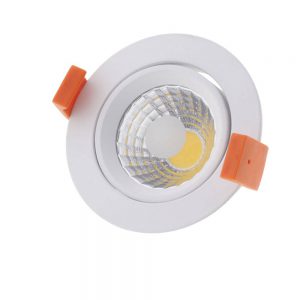 8W LED COB DOWNLIGHT ROUND ROTATABLE 2700K