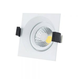 8W LED COB DOWNLIGHT SQUARE ROTATABLE 4500K