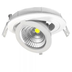 12W LED COB DOWNLIGHT ROUND ADJUSTABLE 6000K