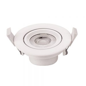 5W LED COB DOWNLIGHT ROUND ROTATABLE AC100-240V 375LM 6000K