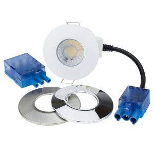 LED FIRE-RATED FIXTURE 8W 40° CCT CHANGE 200-240Vac CRI>80 PF>0.9 IP65