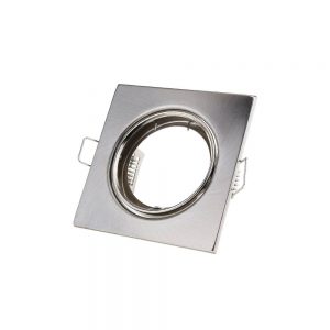 SQUARE RING ADJUSTABLE INOX BODY 82*82*29mm G5.3