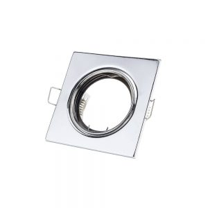 SQUARE RING ADJUSTABLE CHROMIUM BODY 82*82*29mm G5.3