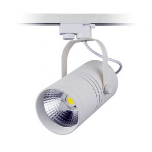 LED TRACK LIGHT 25W 110-240V COB WHITE BODY 6000K