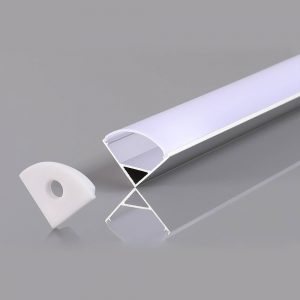 ALUMINIUM PROFILE ANGLE FOR LED STRIP GRAY L=2m 16x16x10.5mm