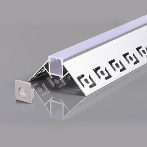 ALUMINIUM PROFILE FOR LED STRIP GRAY L=2m 53x25mm