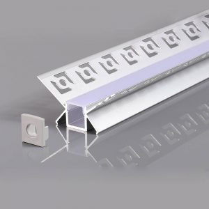 ALUMINIUM PROFILE FOR LED STRIP GRAY L=2m 48x28mm