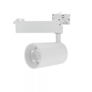 LED TRACK LIGHT 25W 220V/650mA BA=24° 110Lm/W WHITE BODY 5000K