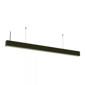 LED LINEAR SUSPENDED LIGHTS LINKABLE 40W AC200-240V BLACK BODY 4000K