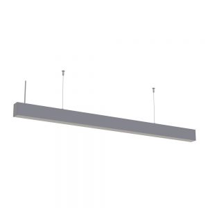 LED LINEAR SUSPENDED LIGHTS LINKABLE 40W AC200-240V SILVER BODY 4000K