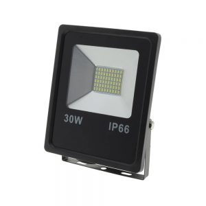 30W LED SMD FLOODLIGHT AC95V-AC265V 80lm/W 150° 6000K – IP66