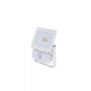 LED SMD FLOODLIGHT WHITE 10W AC170-265V 100° IP65 6000K – WITH SENSOR