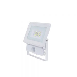 LED SMD FLOODLIGHT WHITE 20W AC170-265V 100° IP65 2700K – WITH SENSOR