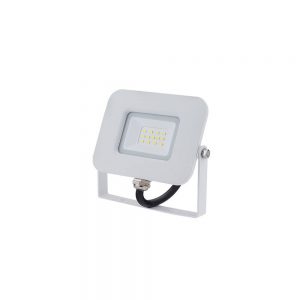 LED SMD FLOODLIGHT WHITE EPISTAR 10W AC170-265V 150° IP65 6000K 70CM CABLE