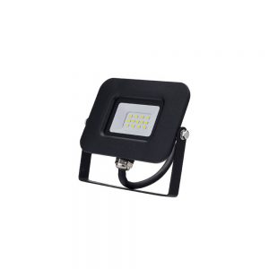 LED SMD FLOODLIGHT BLACK EPISTAR 10W AC170-265V 150° IP65 6000K 70CM CABLE