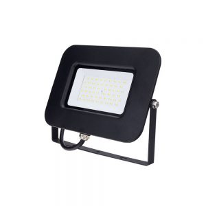 LED SMD FLOODLIGHT BLACK EPISTAR 50W AC170-265V 150° IP65 6000K 70CM CABLE