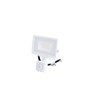 LED SMD FLOODLIGHT WHITE 10W 800LM AC220-265V 120° IP65 6000K – WITH SENSOR