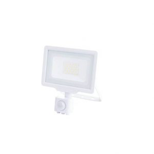 LED SMD FLOODLIGHT WHITE 20W 1600LM AC220-265V 120° IP65 6000K – WITH SENSOR