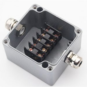 WATERPROOF ALUMINIUM BOX TERMINAL BLOCK IP68 450V/24A – 2 TERMINALS