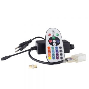 LED FLEX-NEON 0.5M POWER CABLE+RGB CONTROLLER(PIN CONNECTOR + END CAP)