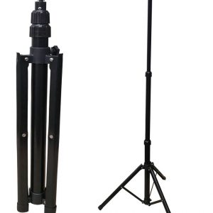 TRIPOD WITH CROSS BAR BLACK