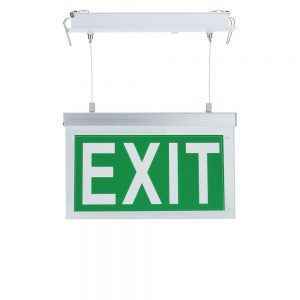 LED HANGING EMERGENCY EXIT LIGHT 3.6V 900mAh 3-hours Emergency Duration with PVC Legend