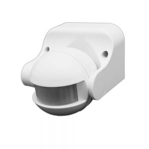 PIR MOTION SENSOR IP44 AC220-240V D:12m 180° Lux:10-2000