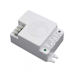 MICROWAVE SENSOR IP20 AC220-240V 5.8 Ghz D:3-10m 180°/300° Lux:10-2000