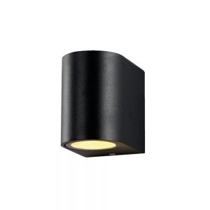 WALL LAMP ALUMINIUM BLACK BODY IP54 GU10 SOCKET AC220-240V