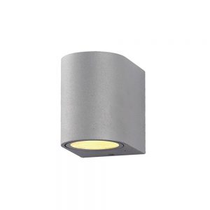 WALL LAMP ALUMINIUM SILVER BODY IP54 GU10 SOCKET AC220-240V