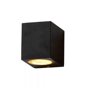 WALL LAMP ALUMINIUM BLACK BODY IP54 GU10 SOCKET AC220-240V