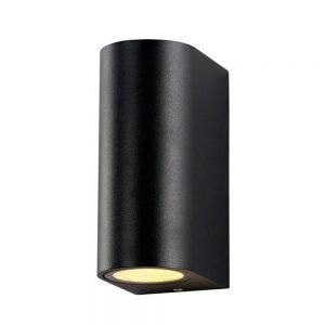 WALL LAMP ALUMINIUM BLACK BODY IP54 2*GU10 SOCKET AC220-240V