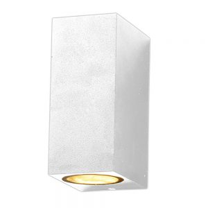 WALL LAMP ALUMINIUM WHITE BODY IP54 2*GU10 SOCKET AC220-240V