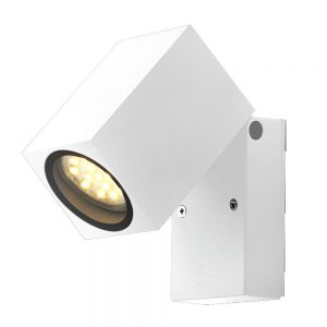 WALL LAMP ALUMINIUM WHITE BODY IP44 GU10 SOCKET AC220-240V