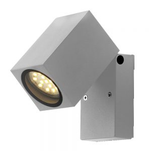 WALL LAMP ALUMINIUM SILVER BODY IP44 GU10 SOCKET AC220-240V