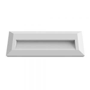 LED STEP LIGHT RECTANGULAR WHITE 3W 3000K 100LM AC100-240V IP65