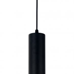 HANGING FIXTURE GU10 ALUMINIUM BLACK BODY/GOLD REFLECTOR 6X30CM