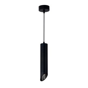 HANGING FIXTURE GU10 ALUMINIUM BLACK BODY/BLACK REFLECTOR 6X30CM