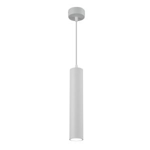 HANGING FIXTURE GU10 ALUMINIUM WHITE BODY/WHITE REFLECTOR 6X50CM