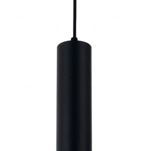 HANGING FIXTURE GU10 ALUMINIUM BLACK BODY 5.5X30CM