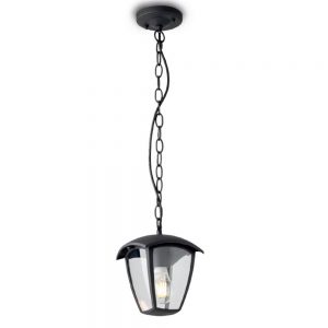 CEILING LAMP MATT BLACK ALUMINIUM 1*E27