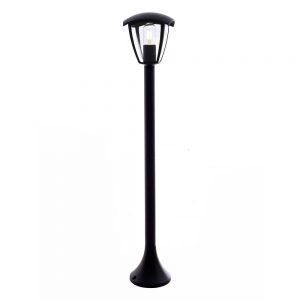 LAWN LAMP 90CM MATT BLACK ALUMINIUM 1*E27